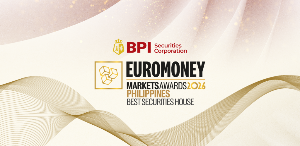 BPI Securities Corporation, the institution behind BPI Trade, has been named the Philippines' Best Securities House at the Euromoney Markets Awards 2026.